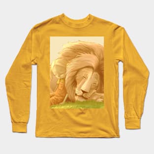 Sleepy Lion Long Sleeve T-Shirt